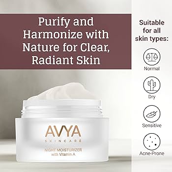 Amazon.com: AVYA Night Moisturizer (1.7oz) - Advanced Ayurvedic