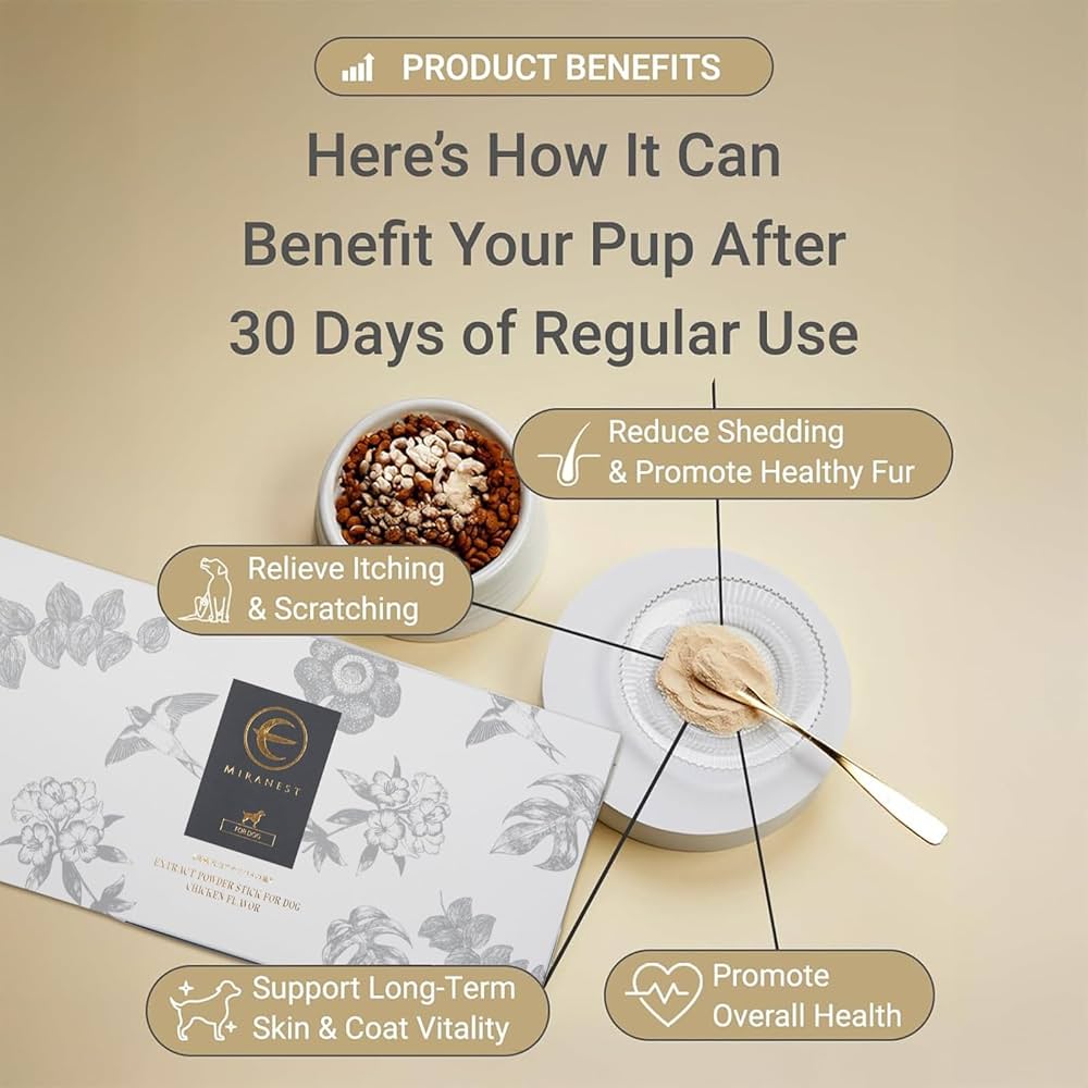 Amazon.com : MIRANEST Powder for Dogs - Natural Swiftlet Nest