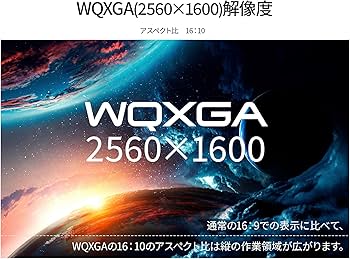 Amazon.co.jp: JAPANNEXT 16インチ モバイルモニター IPS パネル WQXGA