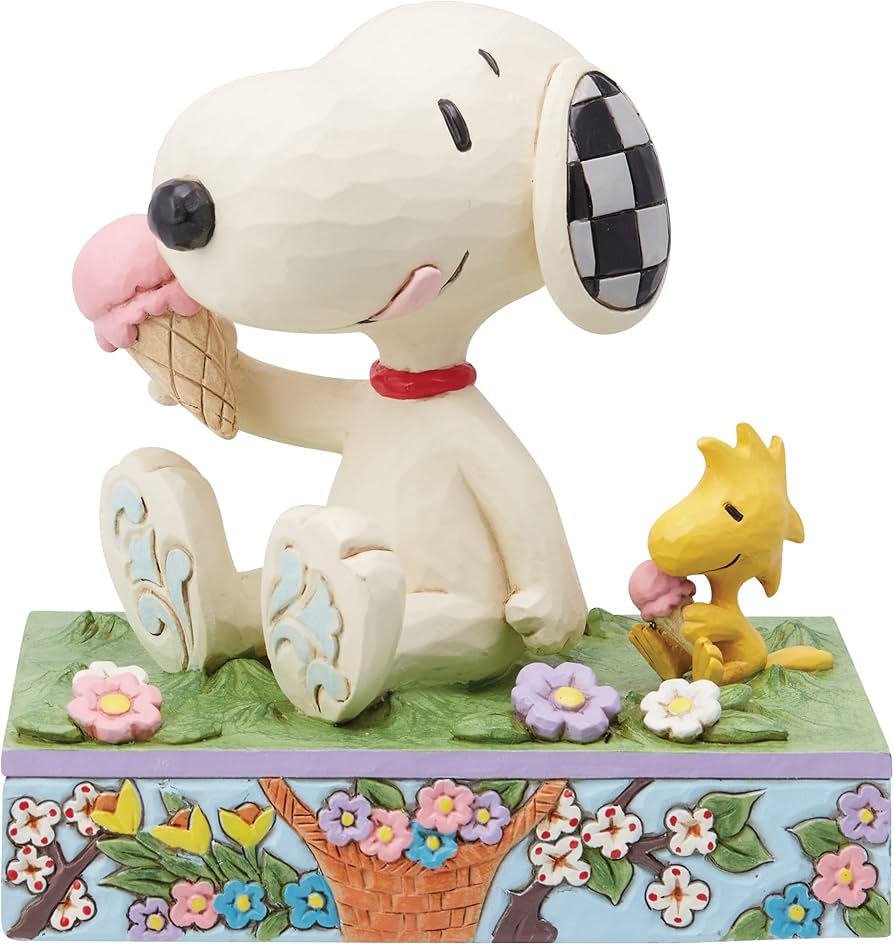 Amazon.com: Enesco Peanuts by Jim Shore Snoopy and Woodstock