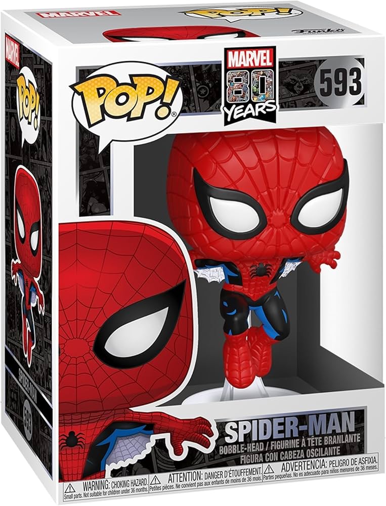 Amazon | マーベル フィギュア スパイダーマン 80th Funko Pop! Marvel