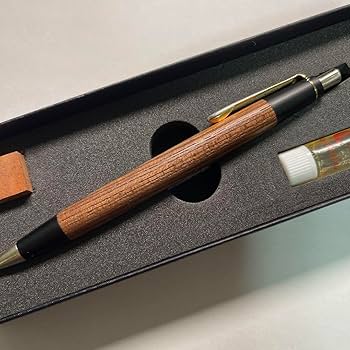 Amazon | 野原工芸シャーペン 旧型 欅 | 鉛筆 | 文房具・オフィス用品