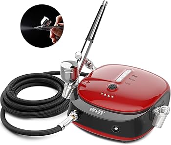 Amazon.co.jp: Oasser エアブラシ セット ミニコンプレッサー 充電式