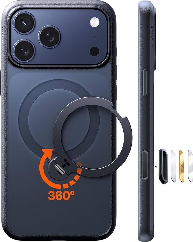 Amazon.co.jp: TORRAS iPhone 17 Pro Max 用 ケース【多機能一体・360