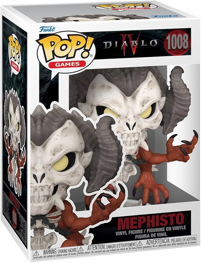 Amazon.com: Funko POP! Games: Diablo 4 - Mephisto - Collectable