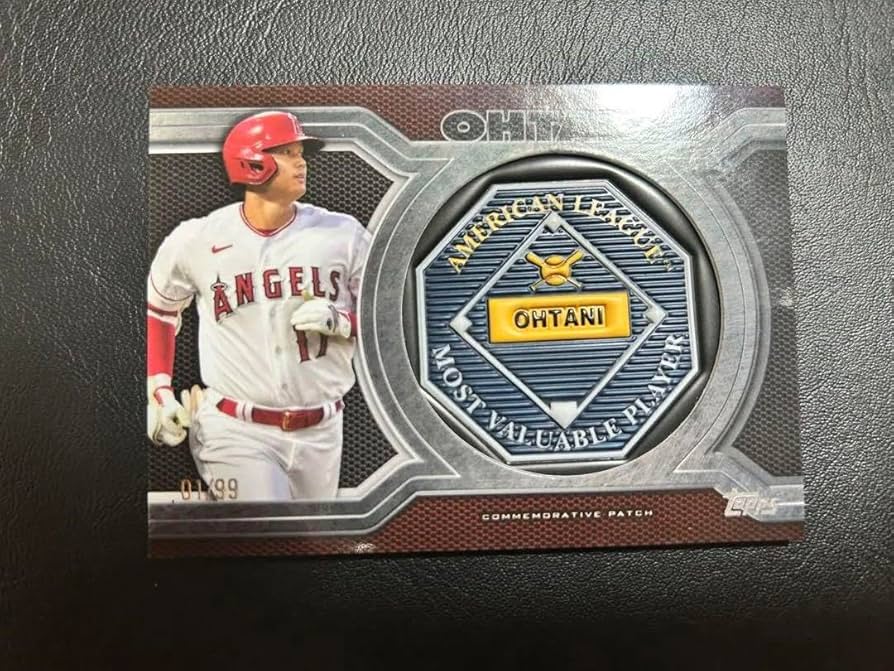 大谷翔平】希少「No.1」/75枚 限定カード（マグホ付き）Topps