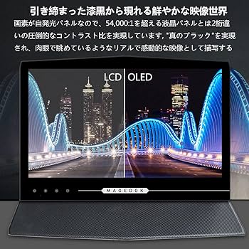 Amazon.co.jp: 2K 有機elモバイルモニター タッチ Eleduino 13.3インチ