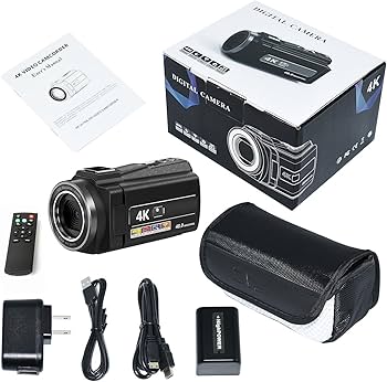 Amazon | ビデオカメラ 4K防震 DVビデオカメラ 4800万画素 日本製