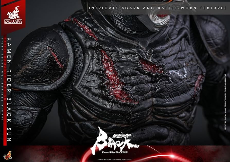Amazon.com: Hot Toys Kamen Rider Black Sun (Battle Damaged) TMP