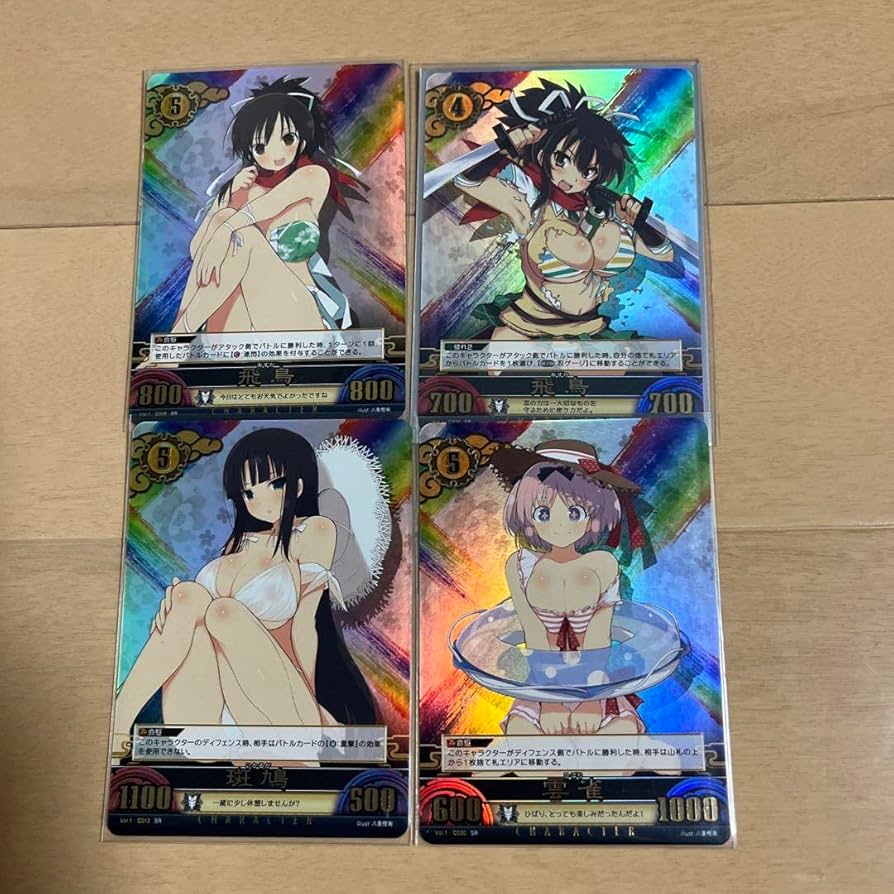 閃乱カグラ アンリミテッドヴァーサス （国立半蔵学院） 箔押しサイン