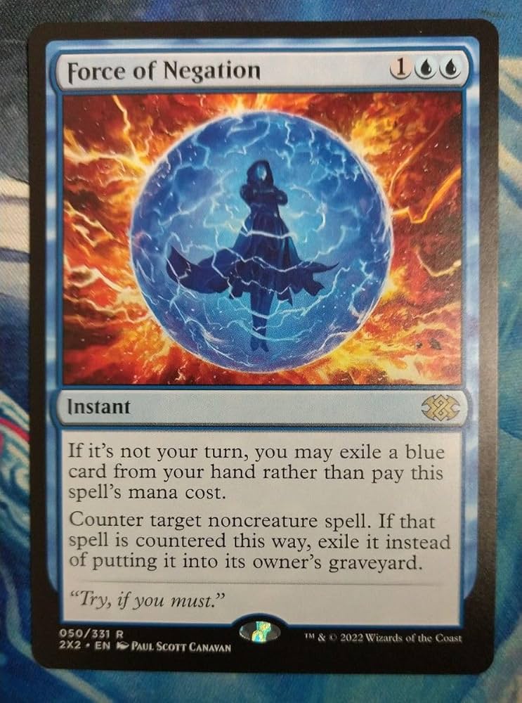 mtg 否定の力 旧枠foil 2枚セット 否定の力 旧枠 英語