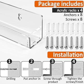 Amazon.co.jp: tutata スポーツカードディスプレイシェルフ 壁用