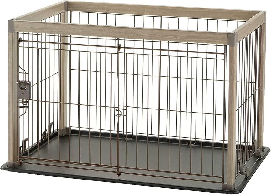 Amazon | リッチェル アルミフレームペットサークル 90-60 ベージュ