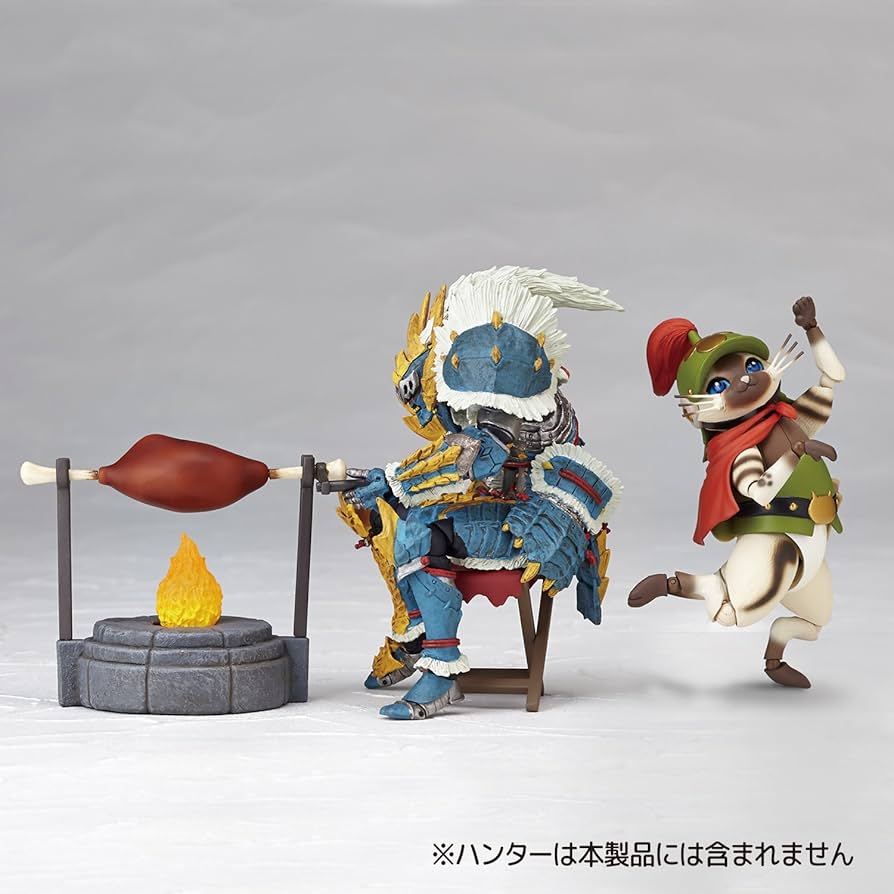 ヴァルカンログ モンスターハンターオトモアイルーフィギュア