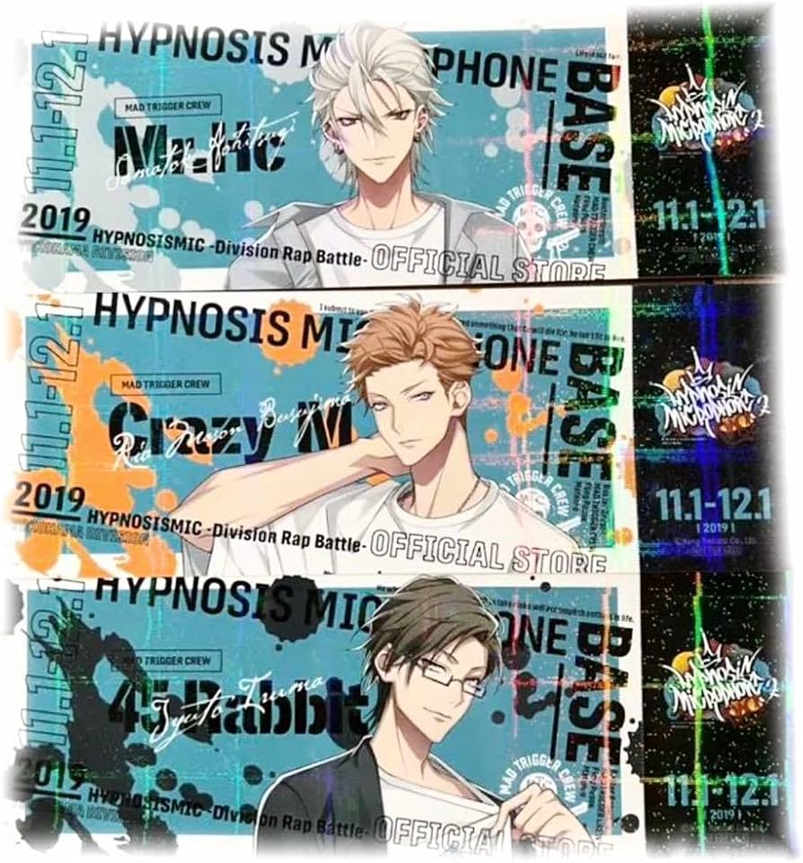 Amazon.co.jp: 碧棺左馬刻 入間銃兎 毒島メイソン理鶯 ステッカー