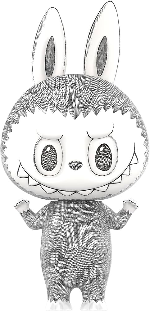 Amazon.co.jp: POP MART MEGA MEGA LABUBU 400%スケッチコレクション