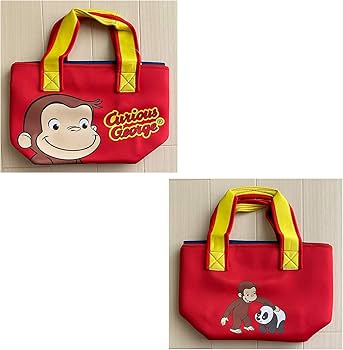 Amazon.co.jp: おさるのジョージ 保温保冷バッグ ジョージ レッド