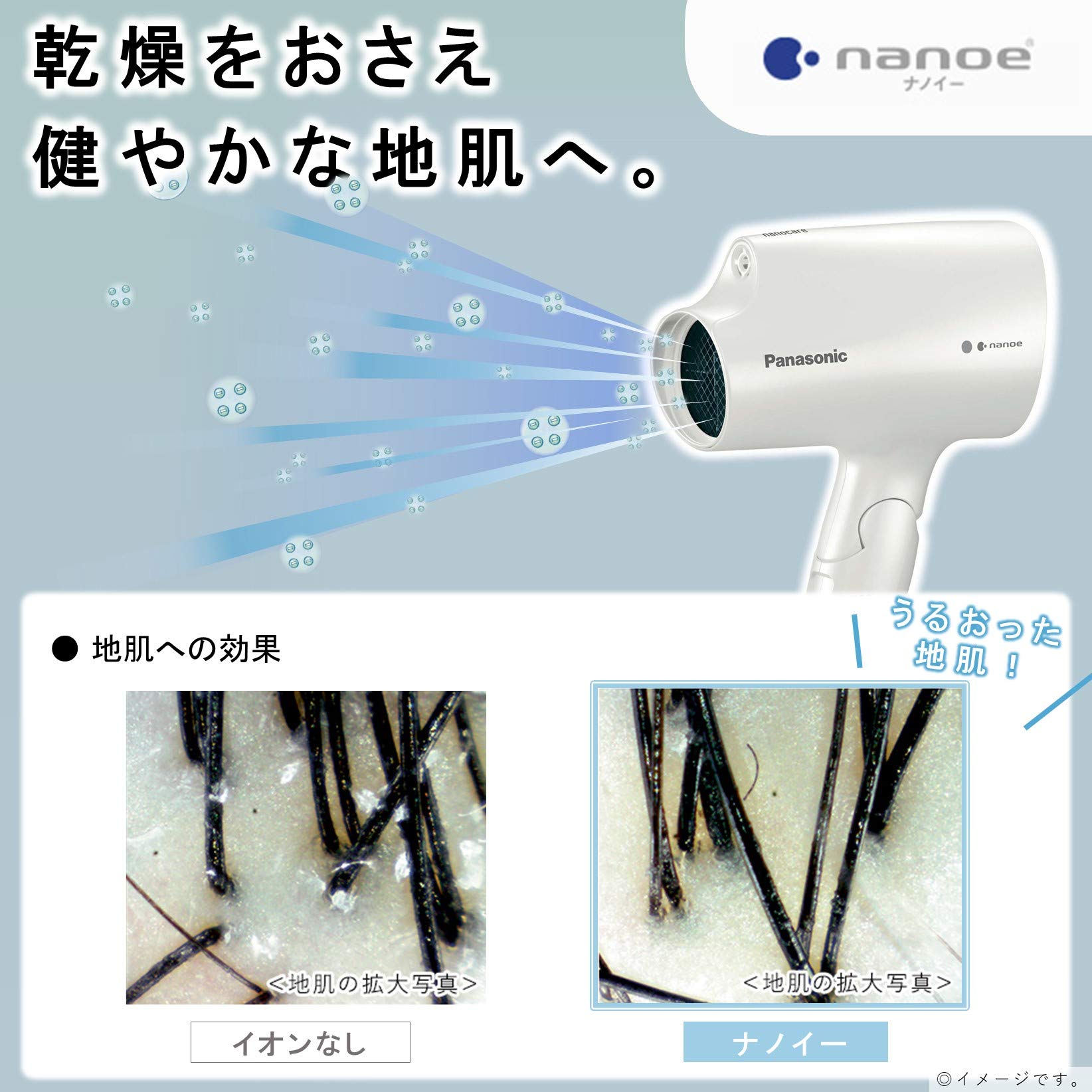 Amazon | パナソニック ヘアドライヤー ナノケア 白 EH-NA2E-W