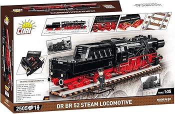 Amazon.co.jp: 'Cobi Trains #6282 ドイツ国鉄52形蒸気機関車 (ドイツ