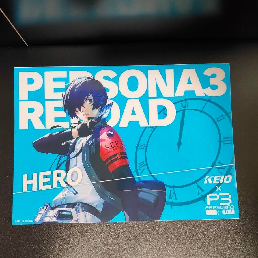 Amazon.co.jp: 京王電鉄 ペルソナ3リロード クリアポスター 主人公