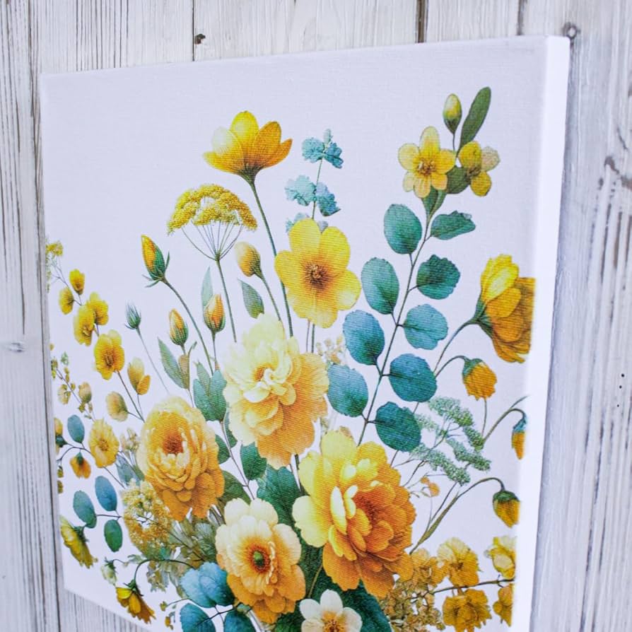 金運☆SHIRLEY FELTS 水彩画 花束 大キャンパス 金運☆SHIRLEY FELTS