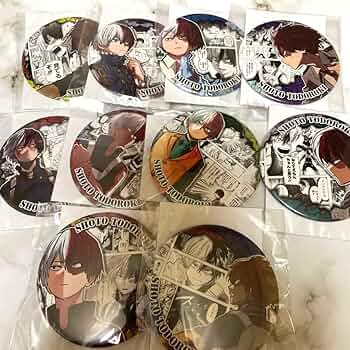 Amazon.co.jp: 轟焦凍 僕のヒーローアカデミア ヒロアカ 原作 缶バッジ