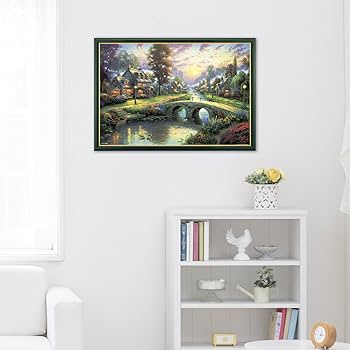 Amazon | 1000ピース ジグソーパズル トーマス・キンケード 幸せな