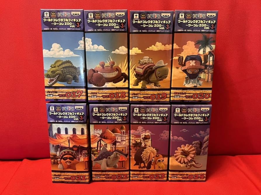 Amazon.co.jp: ワンピースワーコレZOO vol.3 8種類コンプ ワールド