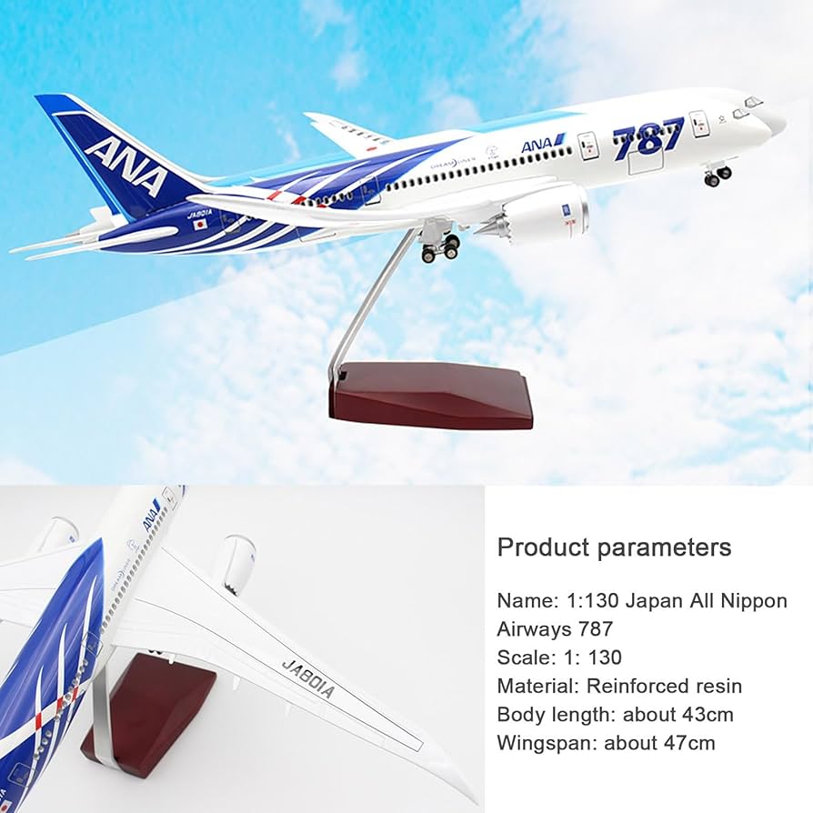 NH20138 1:200 BOEING 787-10 JA900A 完成品（WiFiレドーム・ギアつき