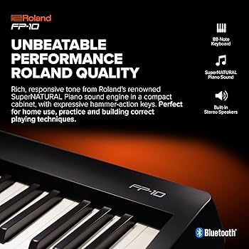Amazon.com: Roland FP-10 | Compact 88-Note Digital Piano