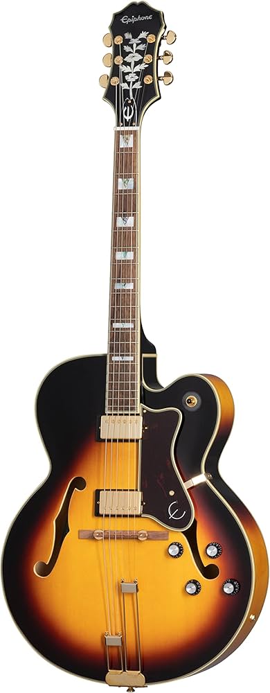 Amazon | Epiphone Broadway Vintage Sunvurst エレキギター フルアコ