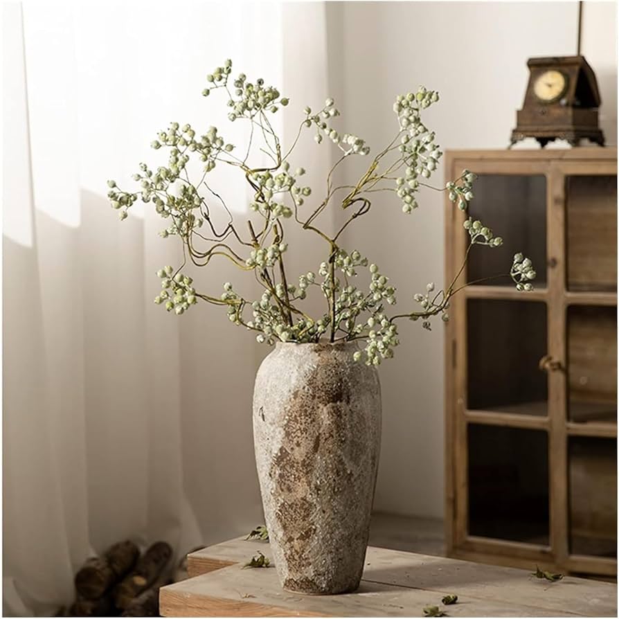 Amazon｜彫刻の花瓶 花びん 花瓶ヴィンテージアンティーク花瓶陶器