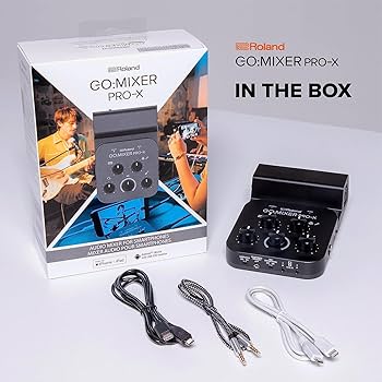 Amazon.com: Roland GO:MIXER PRO-X Audio Mixer for Smartphones