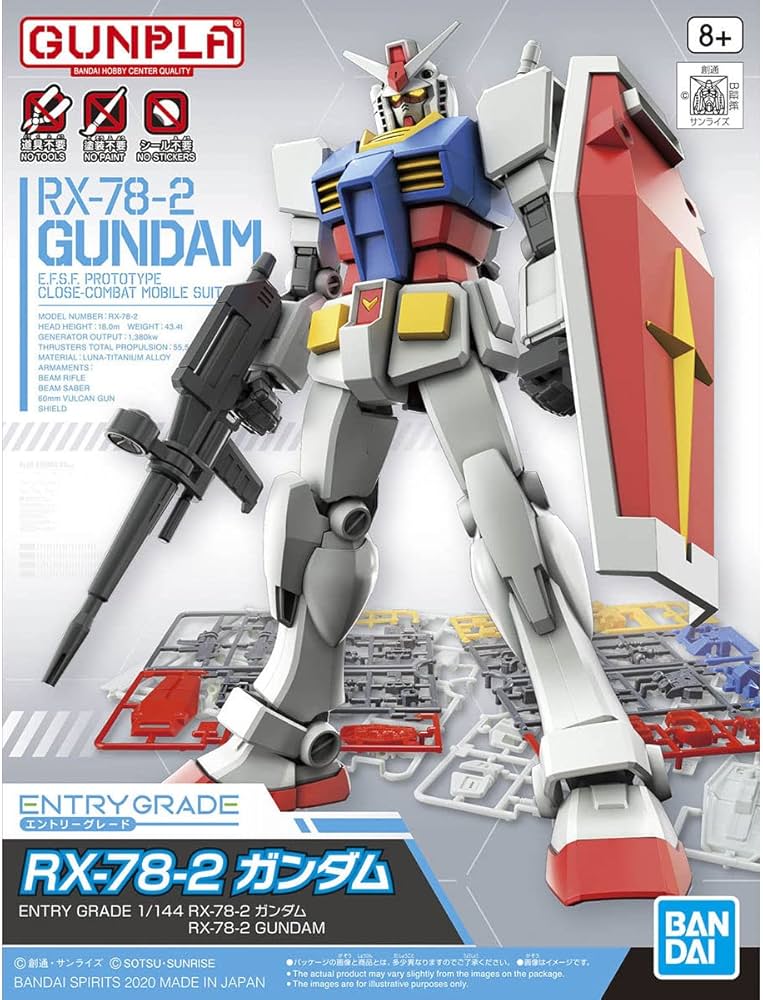ガンプラセット Amazon | Bandai Hobby - Mobile Suit Gundam - 1/144