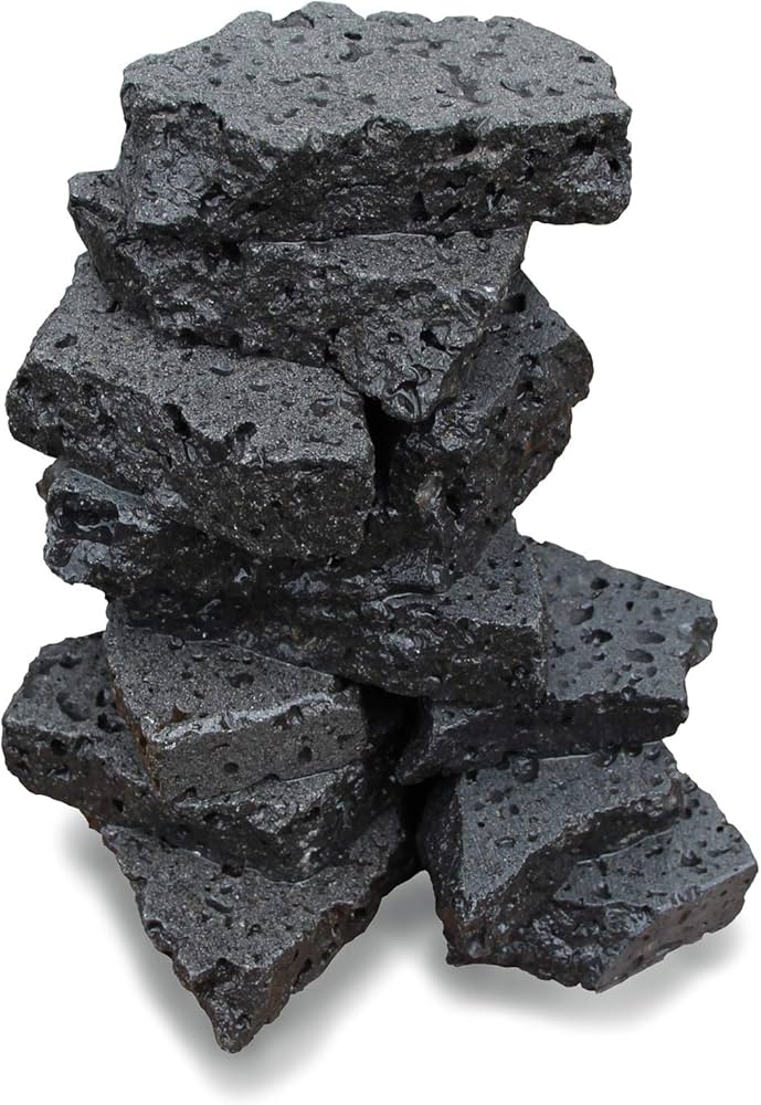 Amazon | ボルケーノロック 溶岩石プレート 水槽用 アクアリウム用