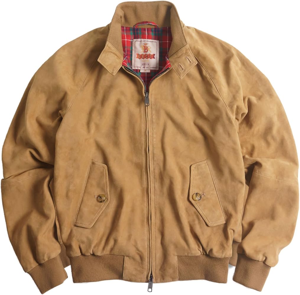 Amazon | [バラクータ] スエードレザー G9 クラッシック ハリントン