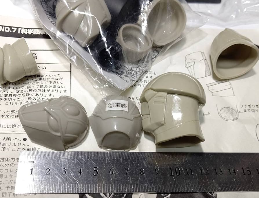 東映ヒーローマスクキット1/6サイズソフビバラ売り可