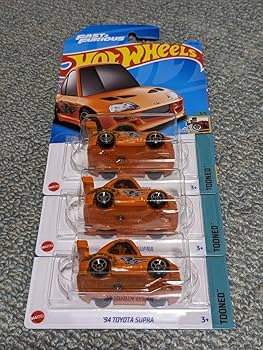 Amazon.co.jp: ホットウィール ワイスピ スープラ トゥーンド 3台