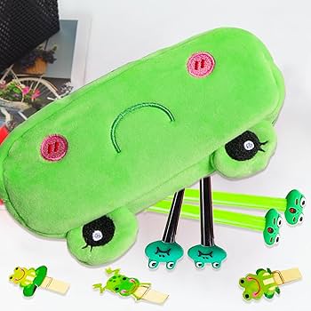 Amazon.co.jp: 【LaVenty】かわいいカエルの筆箱 かわずのボールペン