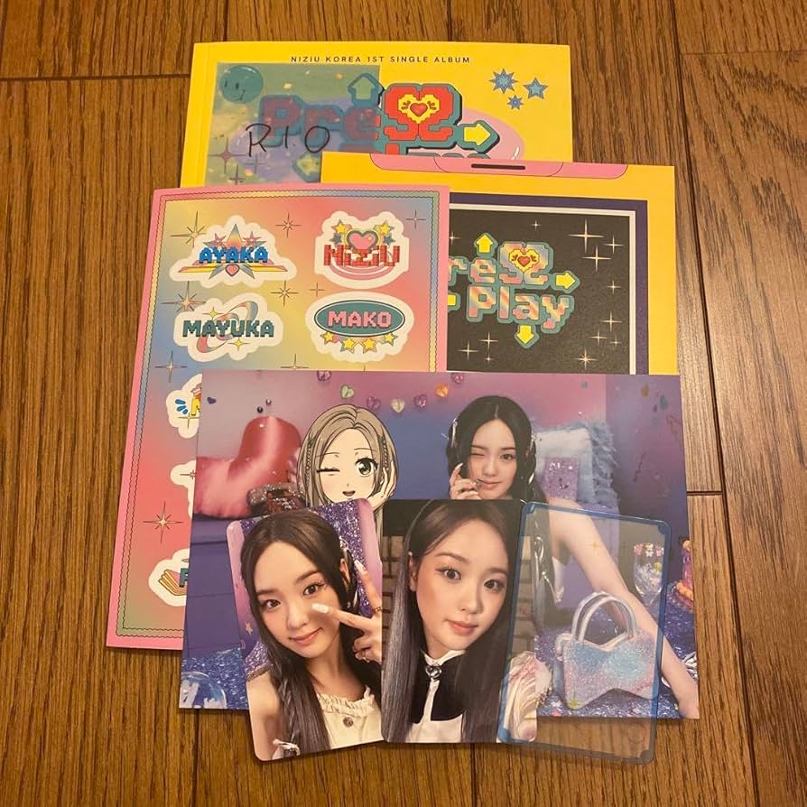 NiziU リオ Press Play HEARTRIS サノク トレカ セット NiziU リオ