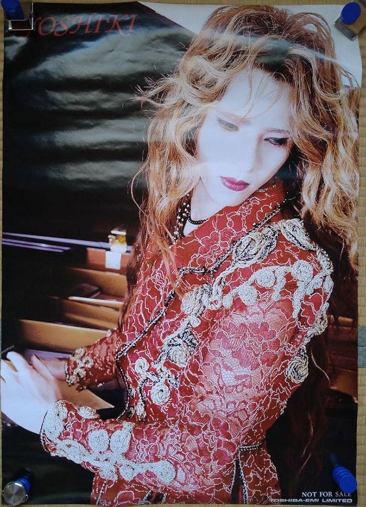 X JAPAN YOSHIKI B2ポスター X JAPAN YOSHIKI B2ポスター激レア