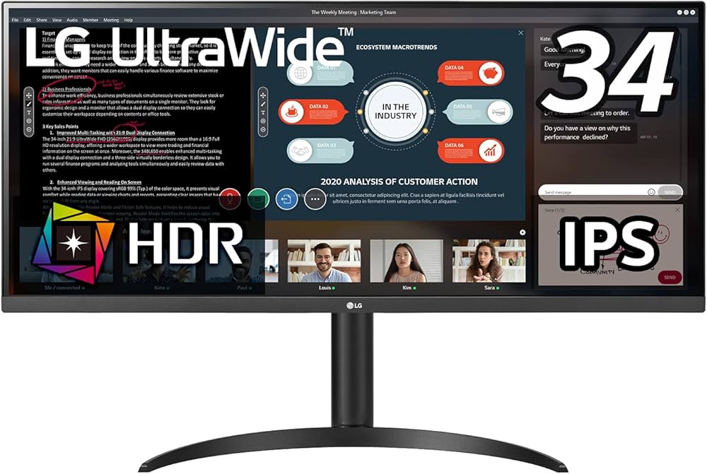 Amazon.co.jp: LG モニター ディスプレイ 34WP550-B 34インチ/21:9