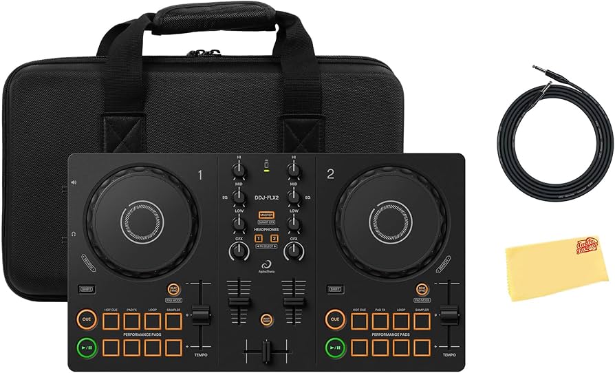 Amazon.com: Pioneer DJ AlphaTheta DDJ-FLX2 Compact 2-Channel DJ