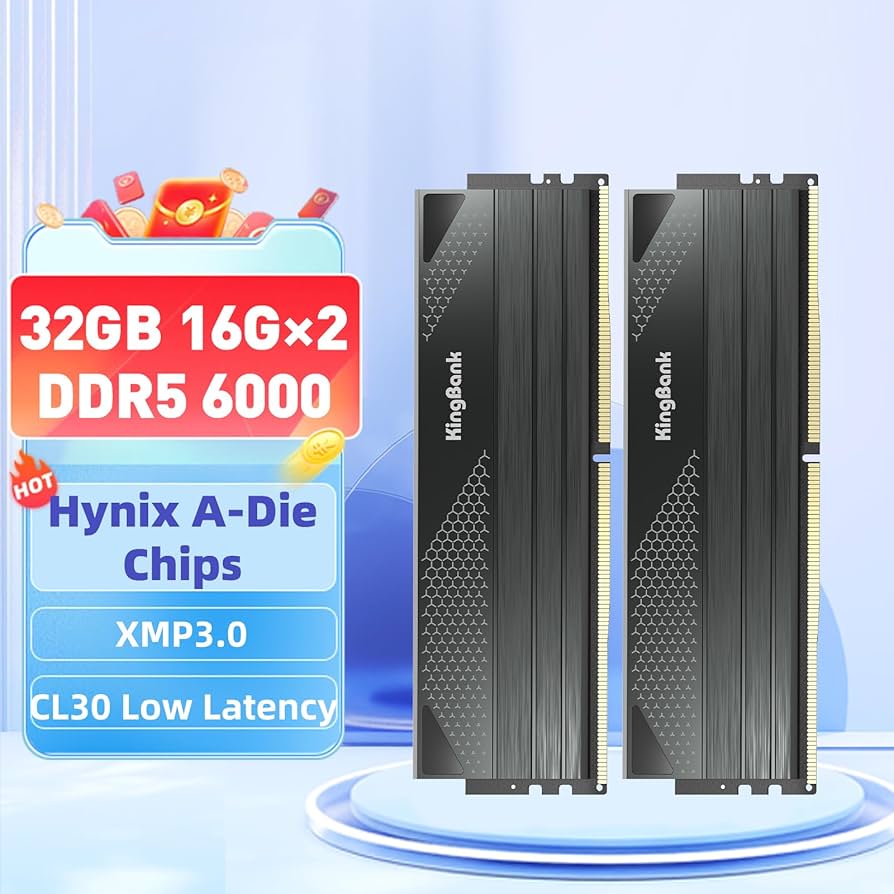 Amazon.co.jp: コンピューターメモリ Ram Hynix A-die KingBank DDR5