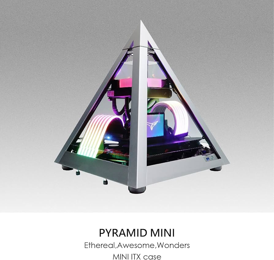 Amazon.co.jp: AZZA CSAZ-806 Pyramid MINI ミッドタワーケース。 : PC