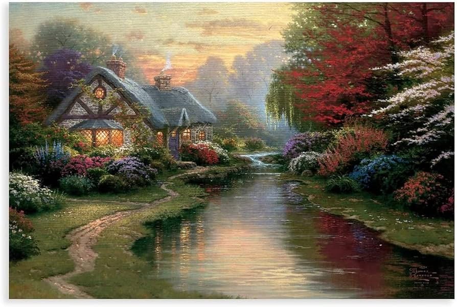 Amazon.co.jp: トーマスキンケードポスターランドスケープウォール