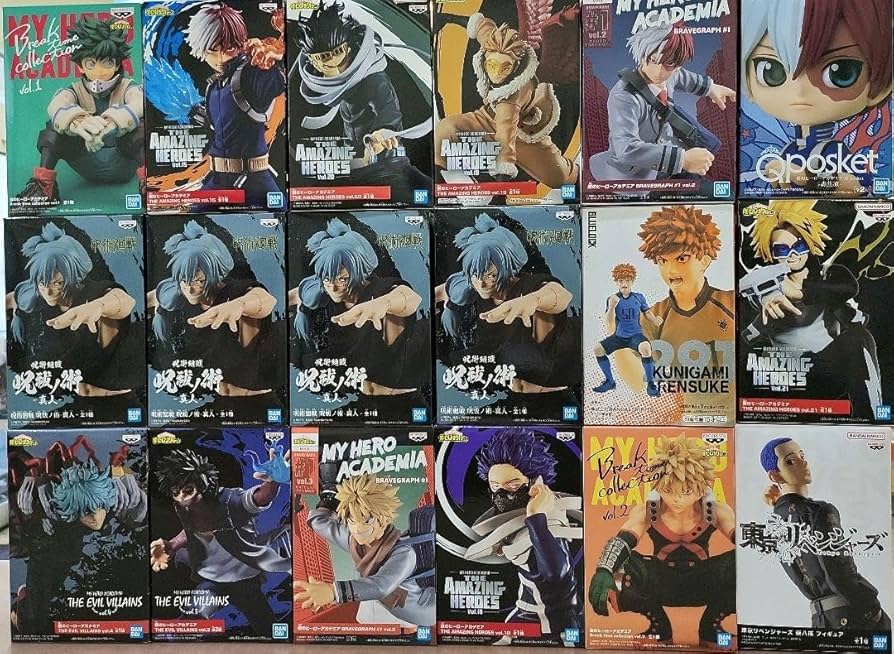 Amazon.co.jp: フィギュア アソート 18体セット 東リベ ヒロアカ