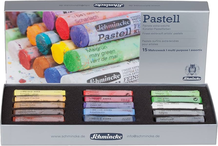 Amazon | schmincke シュミンケ ソフトパステル 15色紙箱セット