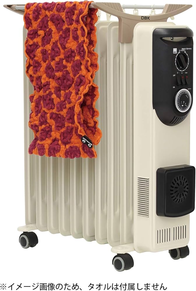 Amazon | DBK オイルヒーター(セラミックヒーター付き) 10枚フィン 【4