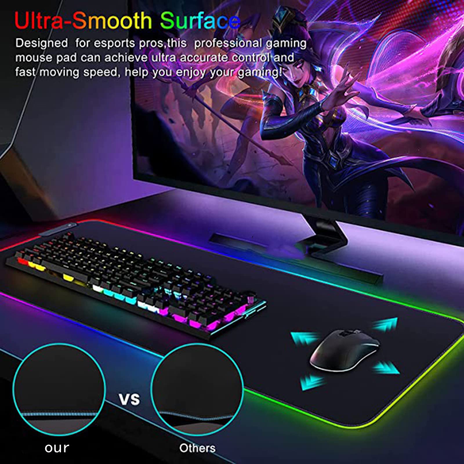 可愛い❤️ アニメ マウスパッド 少し印刷スレあり 可愛い❤️ アニメ